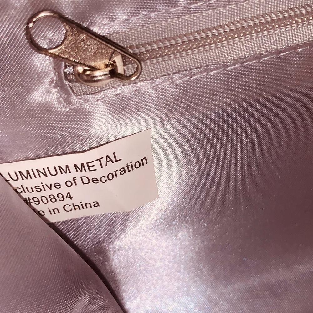 Chainmail Metal Silver Evening Bag 90s Vintage 1994 Like New - Picture 3 of 11